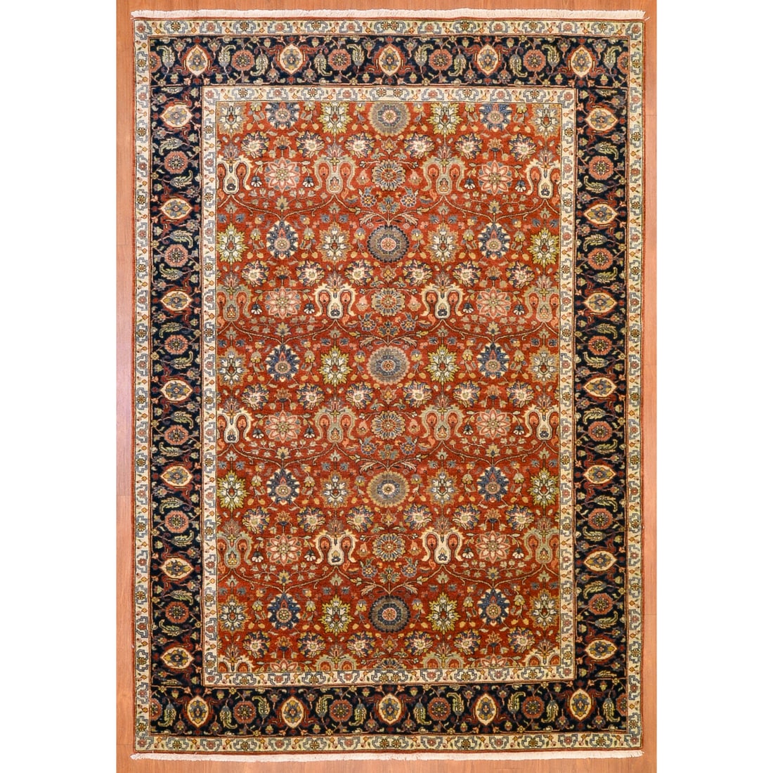 Indo Agra Rug, India, 6.2 x 8.10 (1 of 4)
