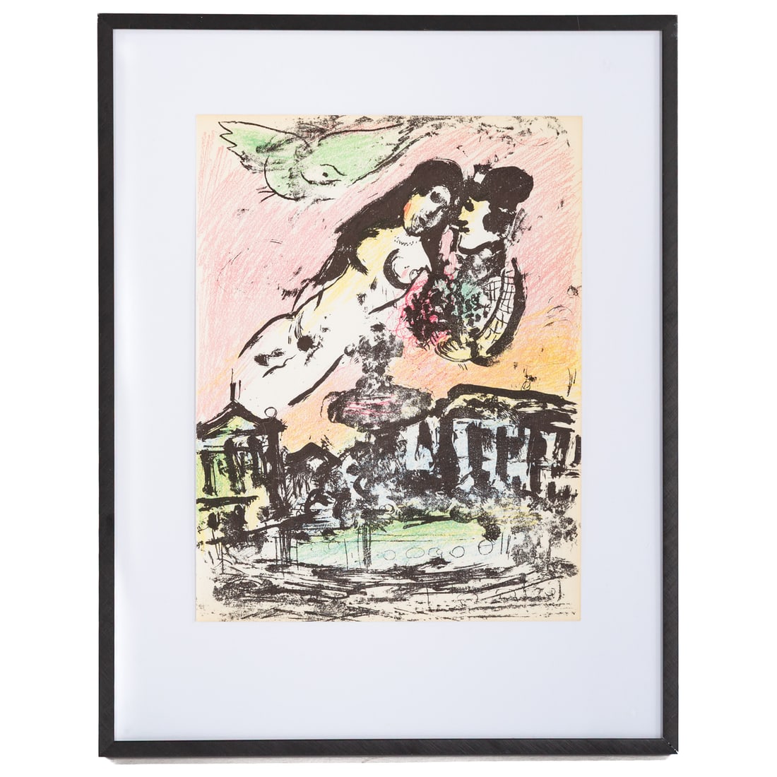 Marc Chagall. "The Lover's Heaven," lithograph (1 of 3)
