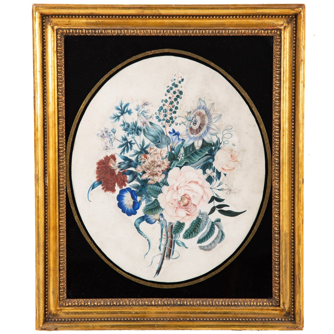 American School. A Bouquet of Flowers, watercolor (1 of 3)