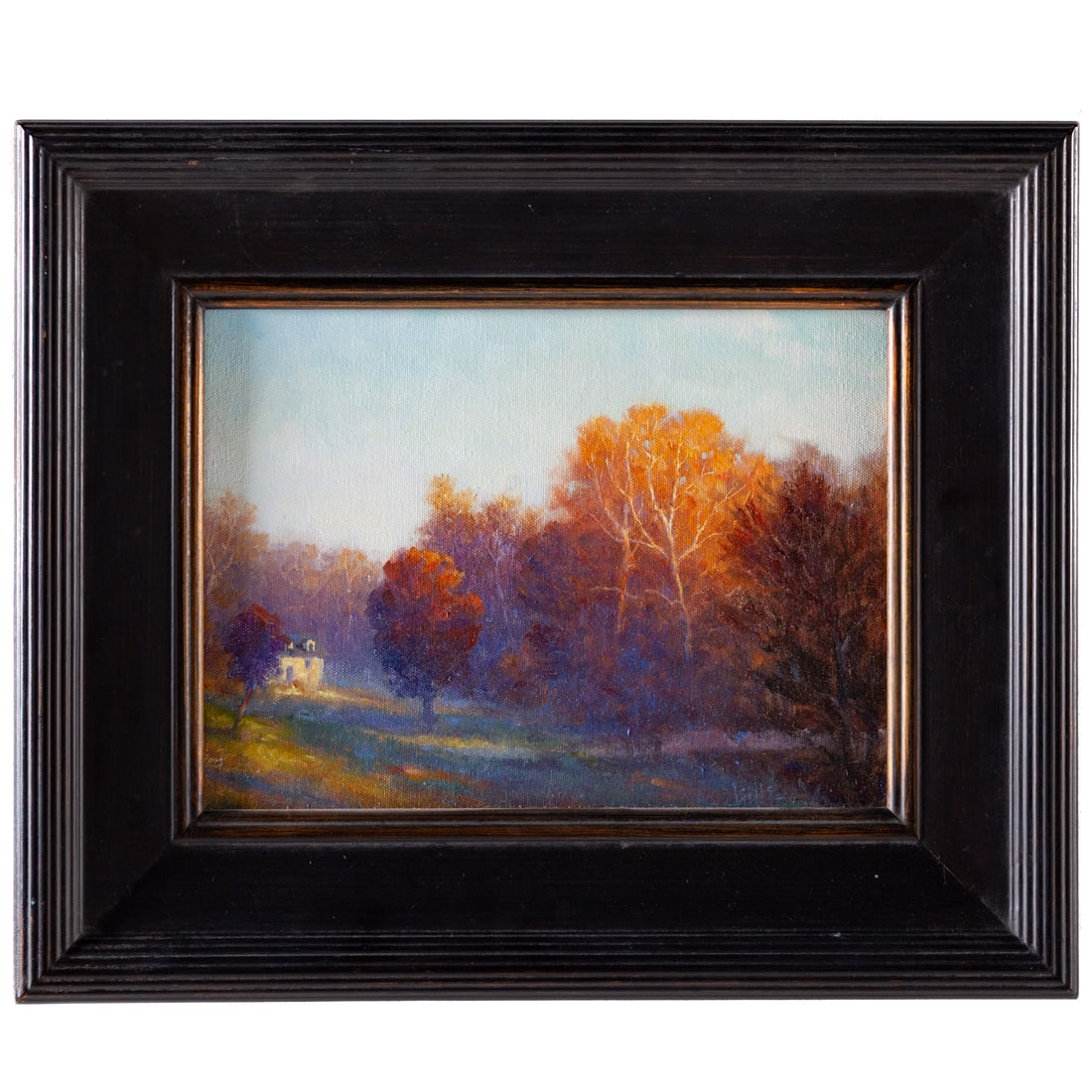 John Brandon Sills. Autumnal Landscape, oil (1 of 5)