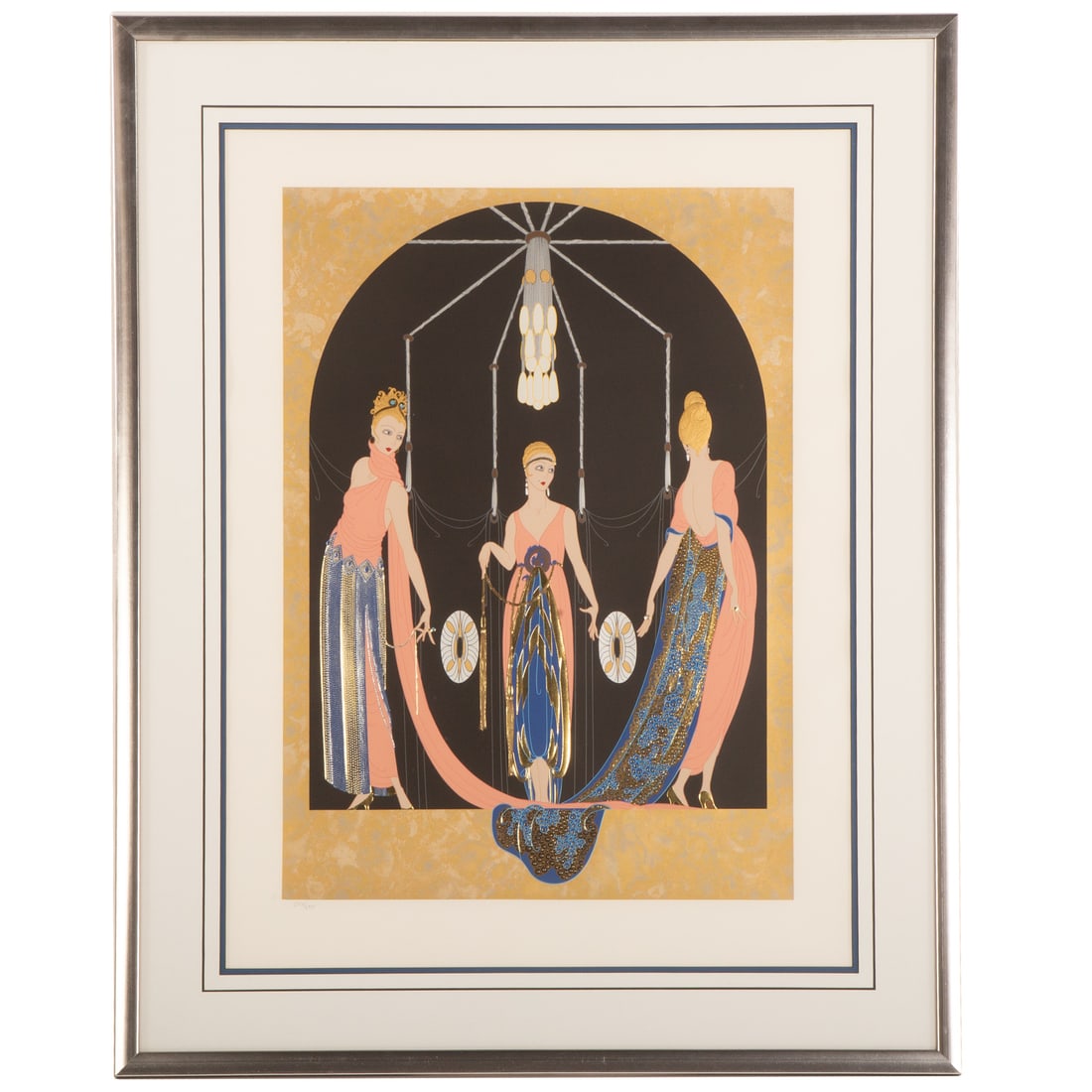 Erte. "The Three Graces," serigraph (1 of 5)