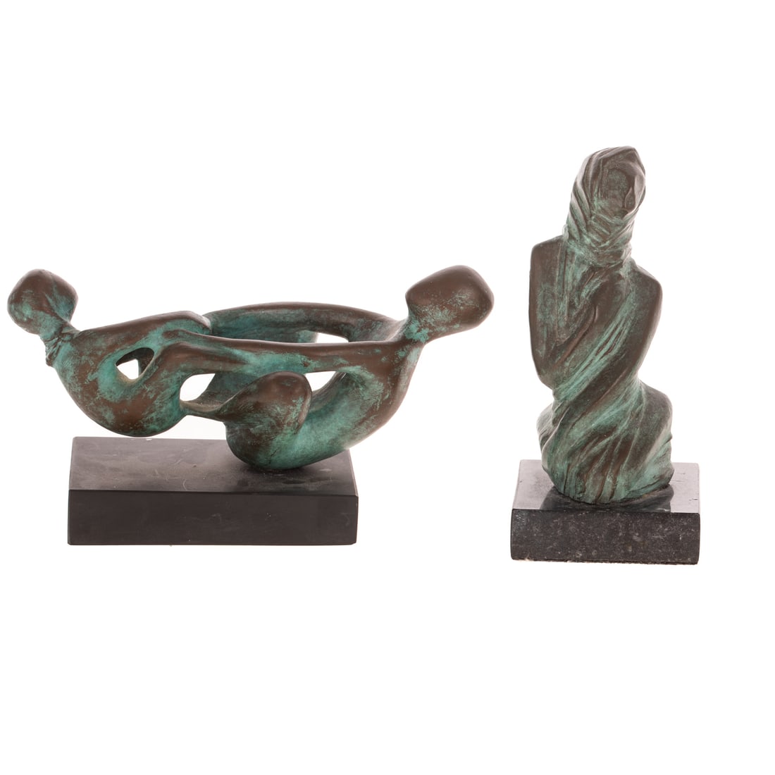 Frieda Sohn. Two Figurative Sculptures, bronze (1 of 4)