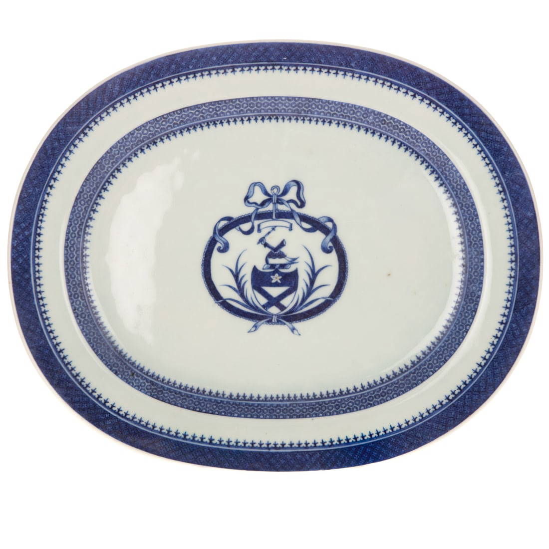 A Chinese Export English Market Armorial Platter