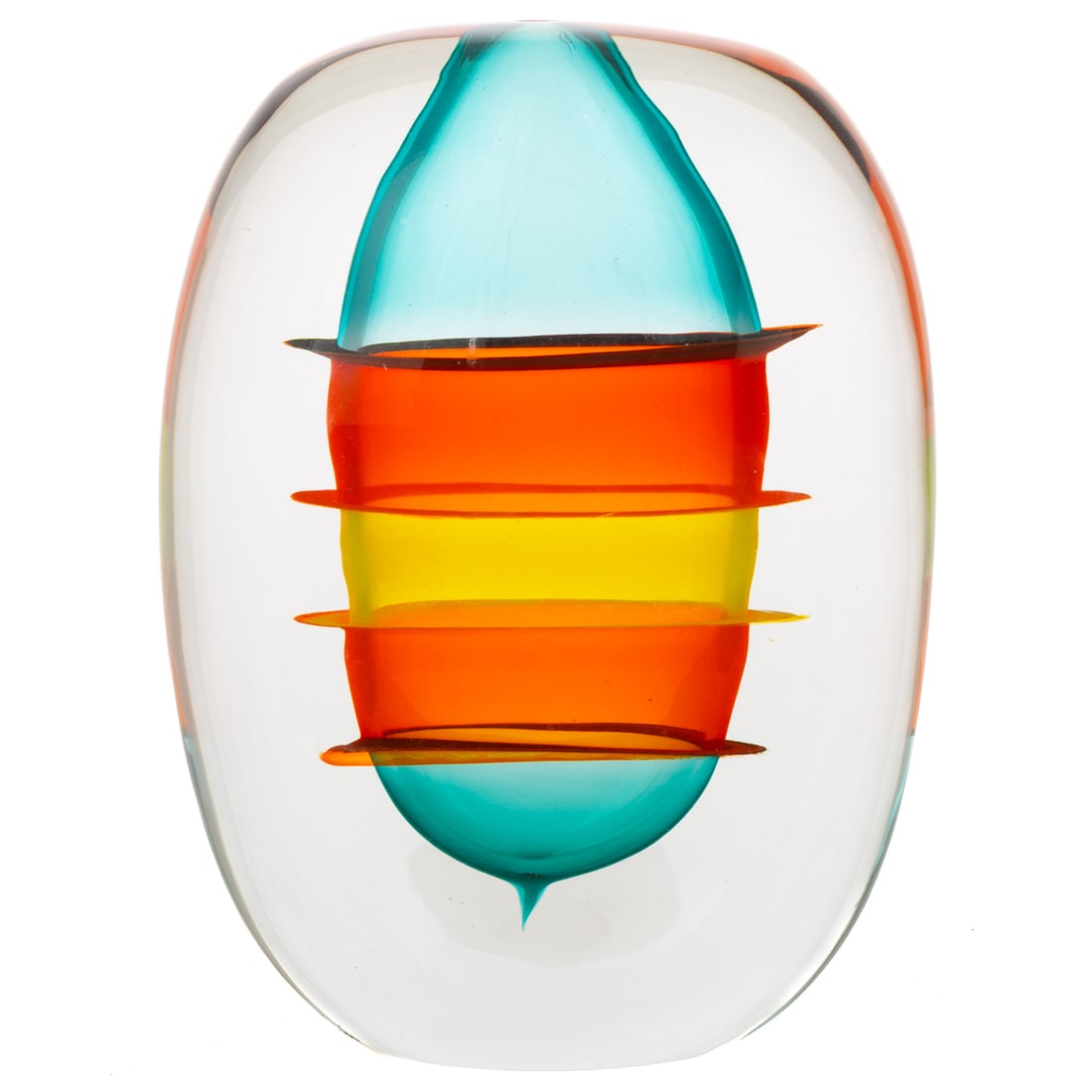 Alfredo Barbini Murano Sommerso Vase (1 of 5)