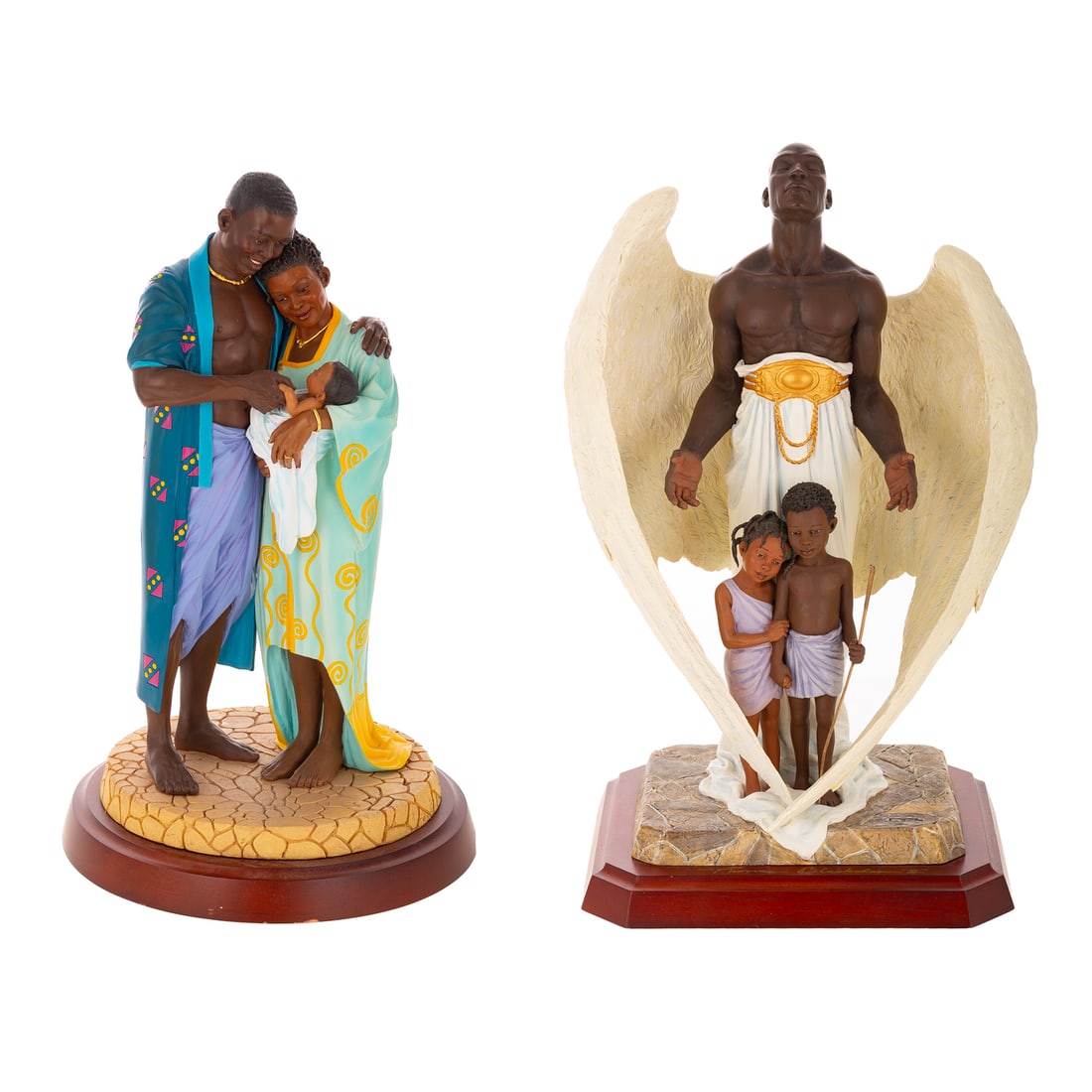 Two Thomas Blackshear's Ebony Visions Figures (1 of 12)