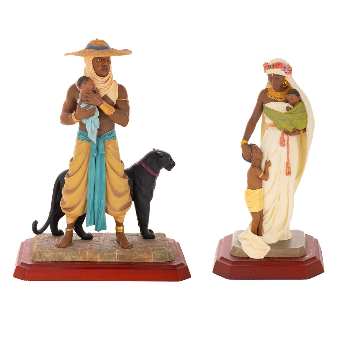Two Thomas Blackshear's Ebony Visions Figures (1 of 12)