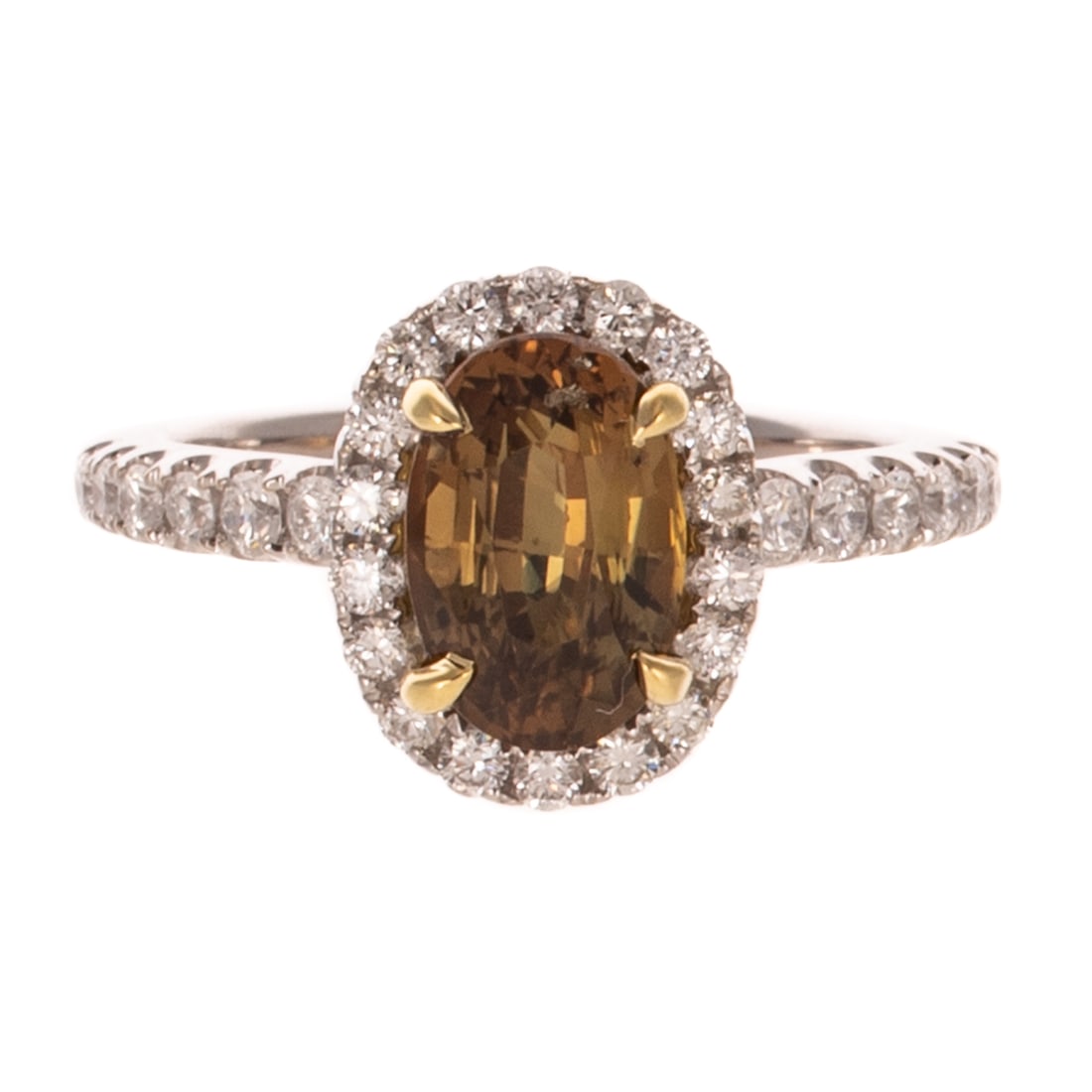 A GIA 2.52 ct Alexandrite & Diamond Ring in 18K (1 of 6)