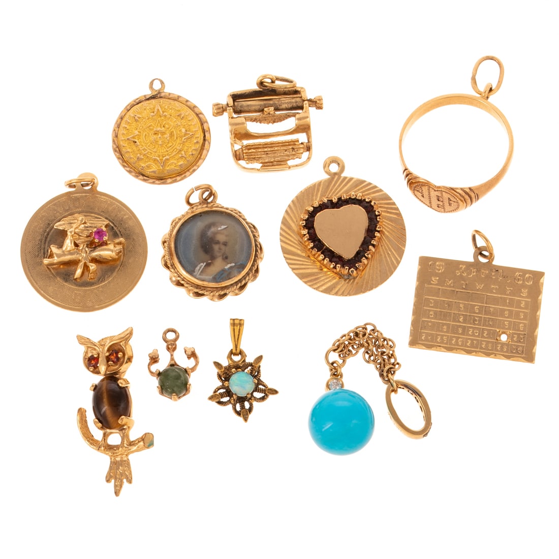 A Collection of Vintage Whimsical Charms in 14K & 10K (1 of 5)