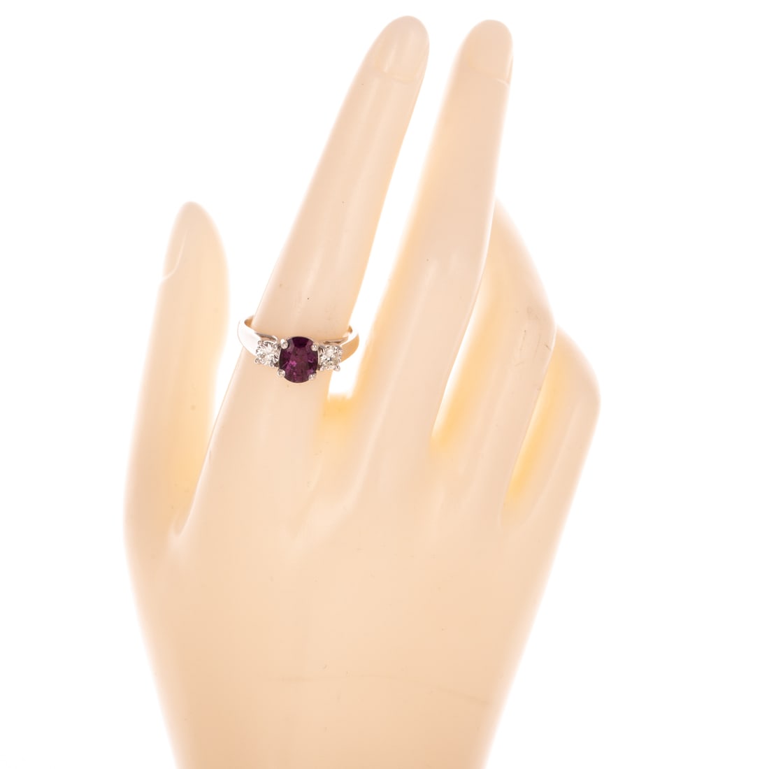 A Classic Ruby & Diamond Ring in 14K - 5