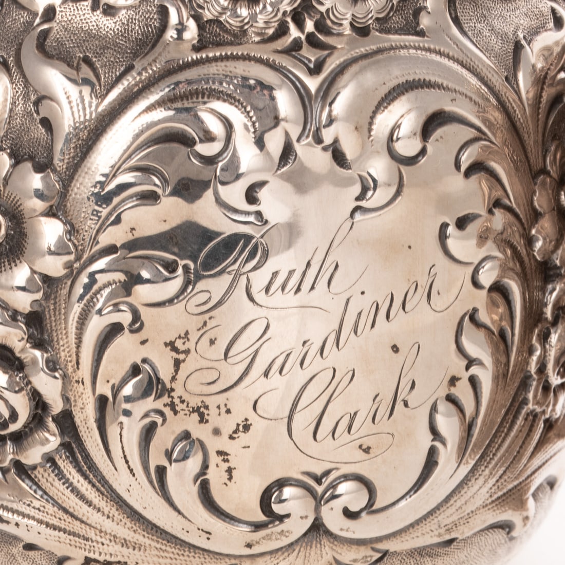 Three Sterling Repousse Cups - 2