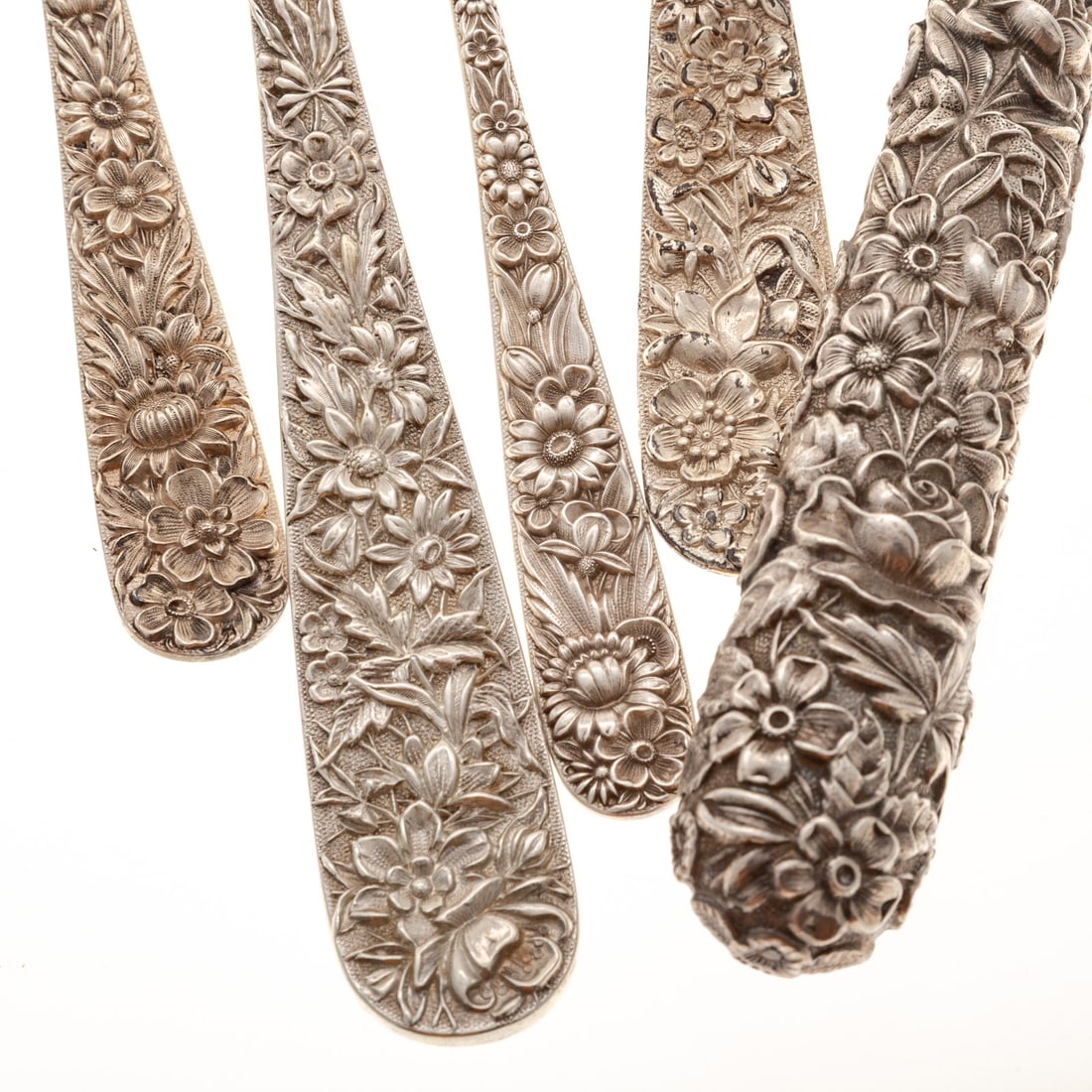 S Kirk & Son Sterling "Repousse" Flatware - 2