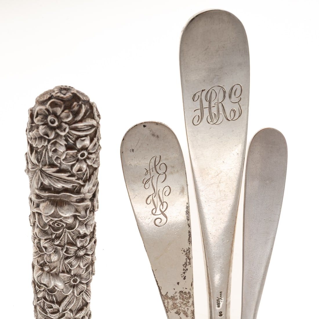 S Kirk & Son Sterling "Repousse" Flatware - 4