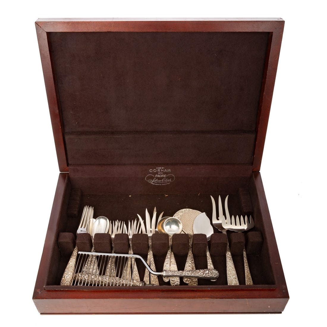 S Kirk & Son Sterling "Repousse" Flatware - 5