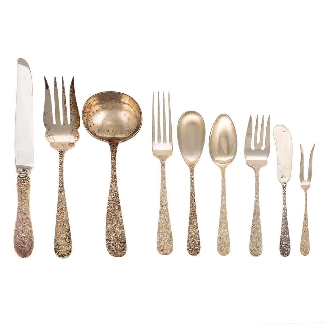Stieff Sterling "Rose" Flatware Service (1 of 5)
