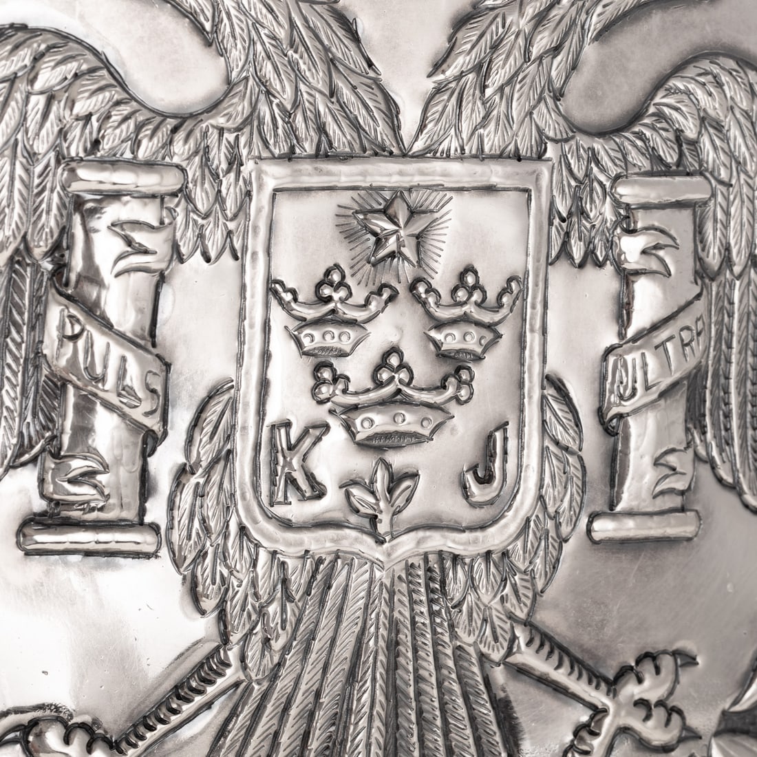 Peruvian Silver Repousse Charger - 3