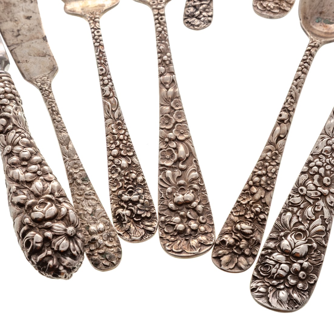 Stieff Sterling "Rose" Partial Flatware Service - 2