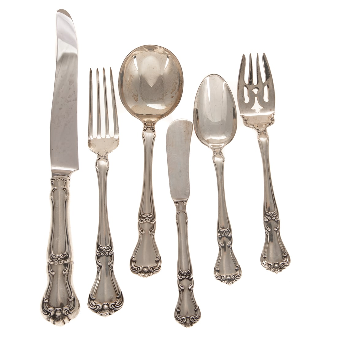 Gorham Sterling "Buckingham" Flatware Service (1 of 3)