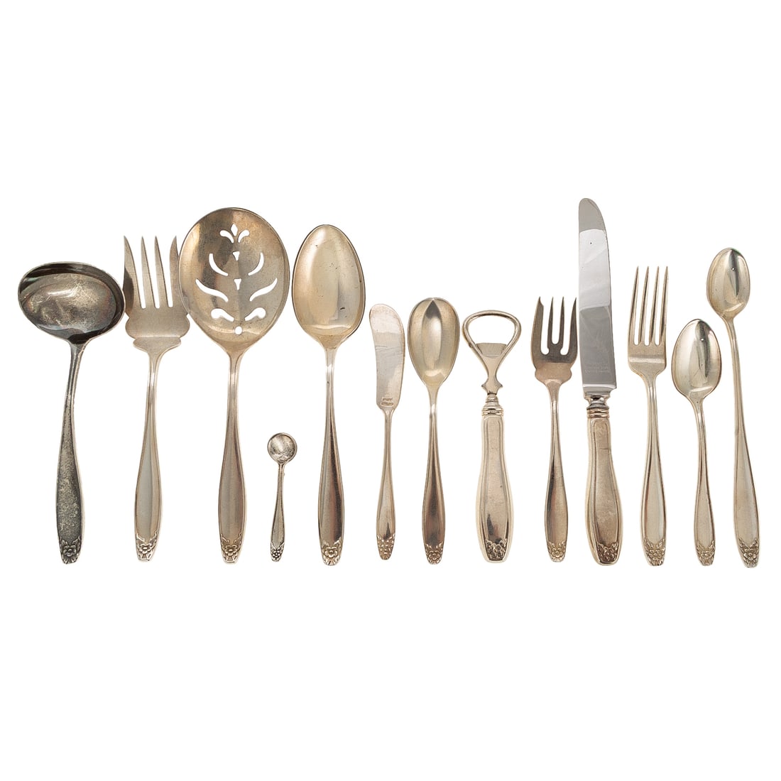 Stieff Sterling "Puritan" Flatware Service (1 of 5)