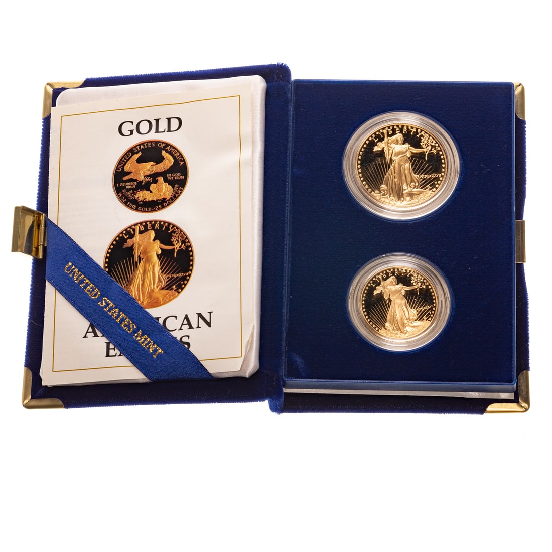 1987 Two-Coin American Eagle Gold Proof Set (1 of 3)