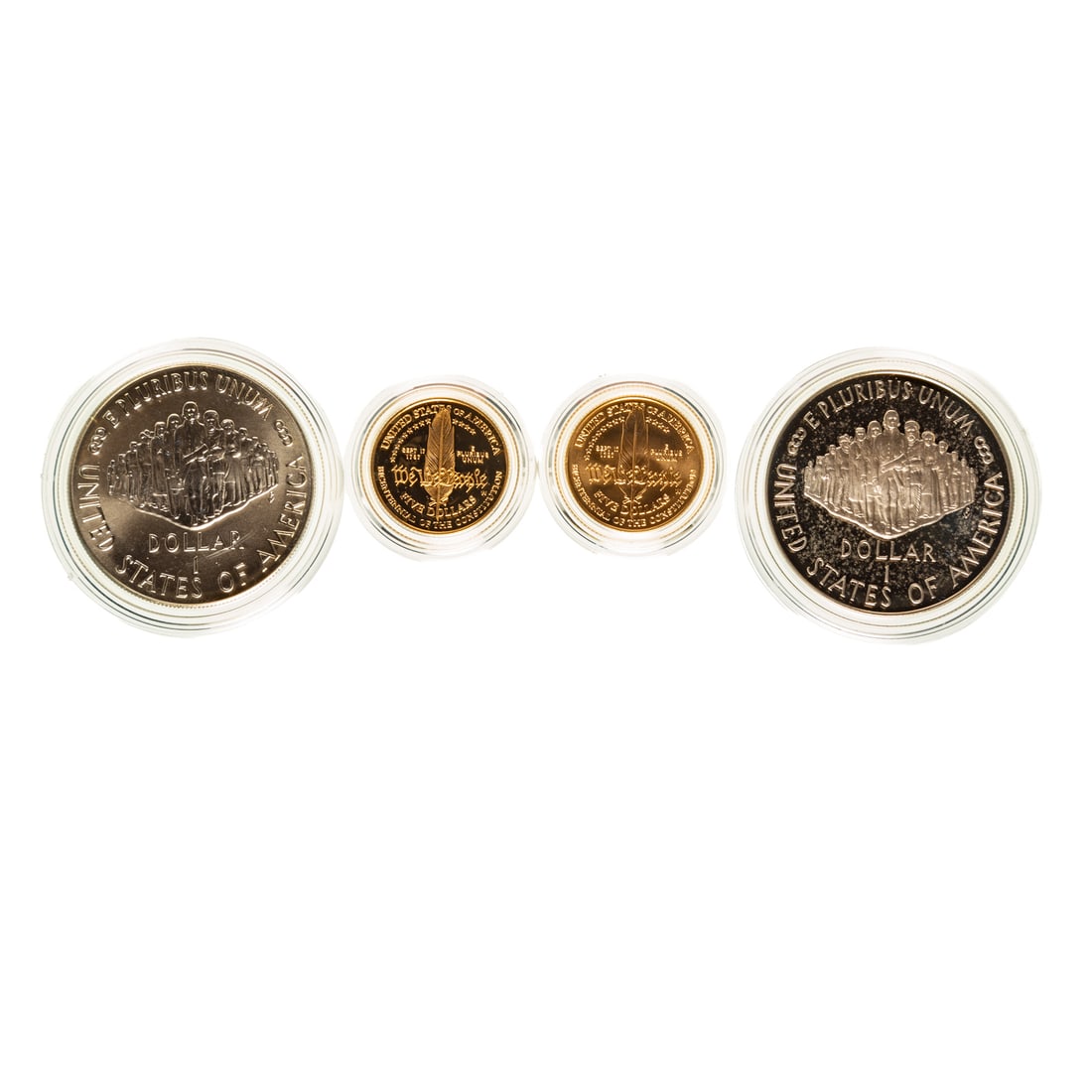 1987 4-Piece Constitution Proof/MS Set - 3