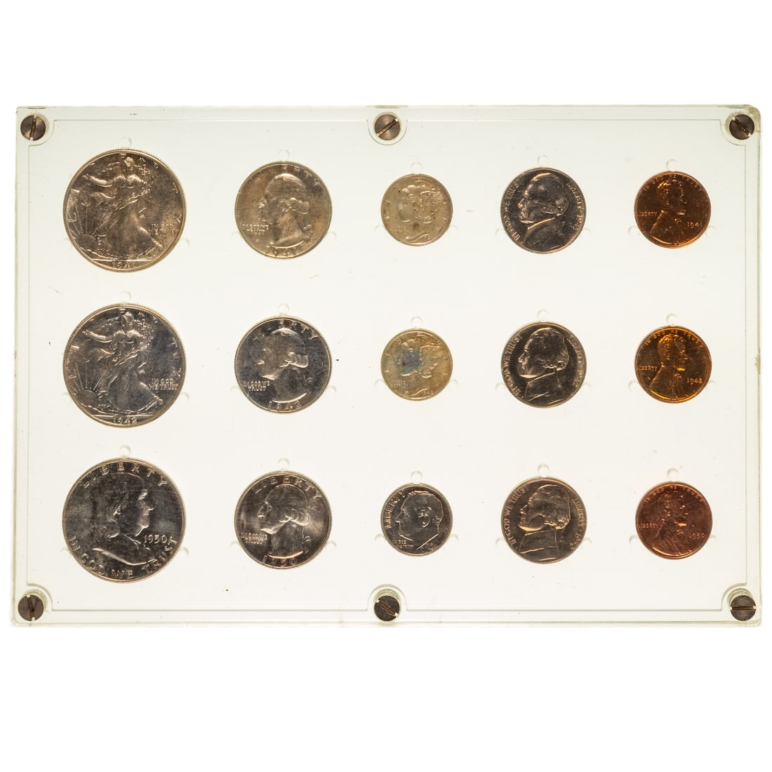 1941-1942 & 1950 Proof Sets in Capital Holder (1 of 6)