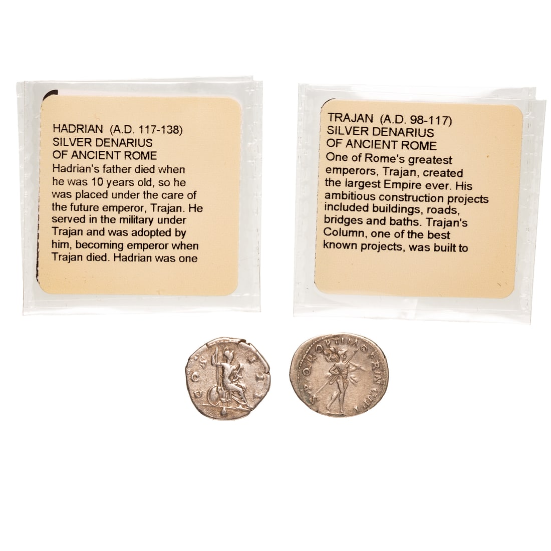 Two AR Denari from Important Roman Emperors - 3