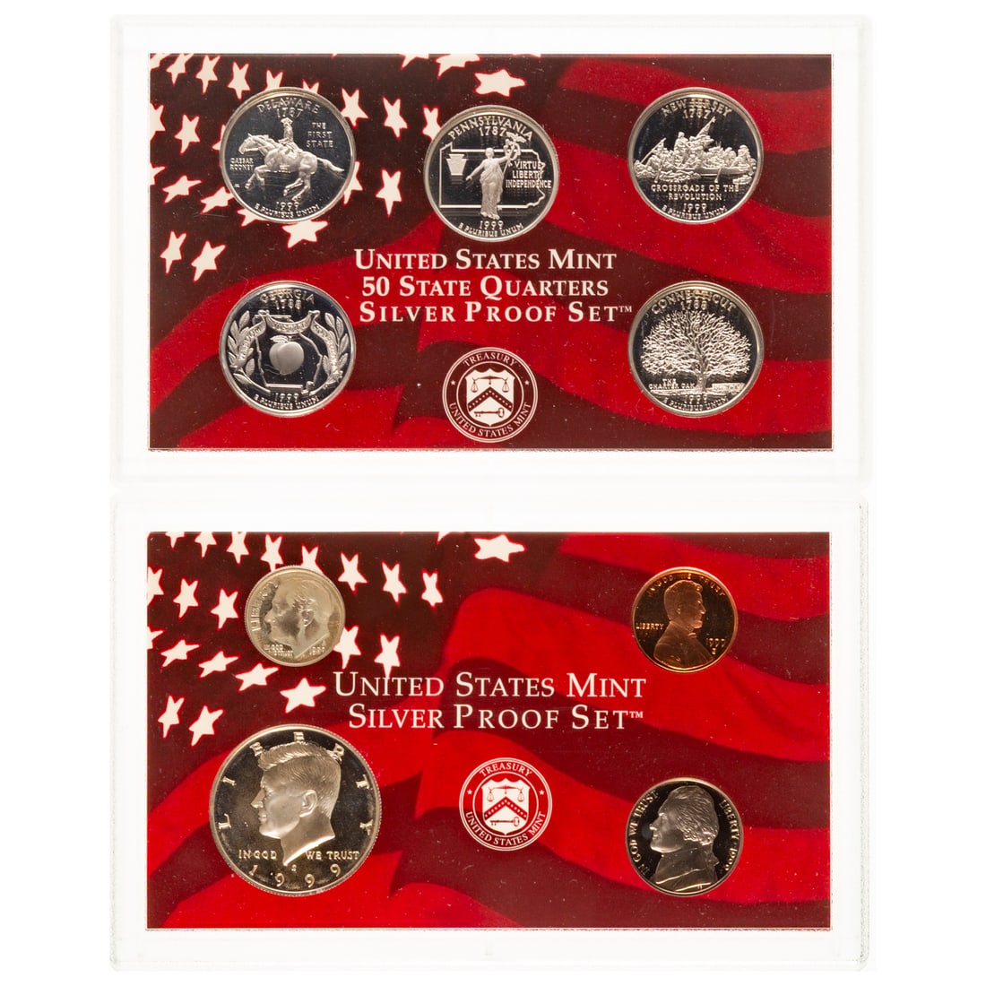17 U.S Silver Proof Sets - 2
