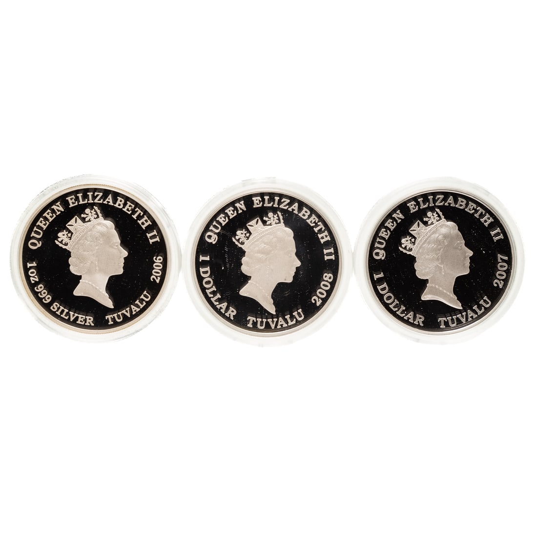 Three "Danger" Australian Silver Proof Coins - 3