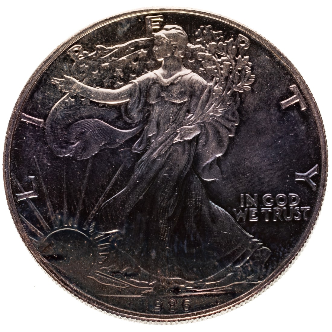 Four 1986 Silver Eagles - Better Date - 3