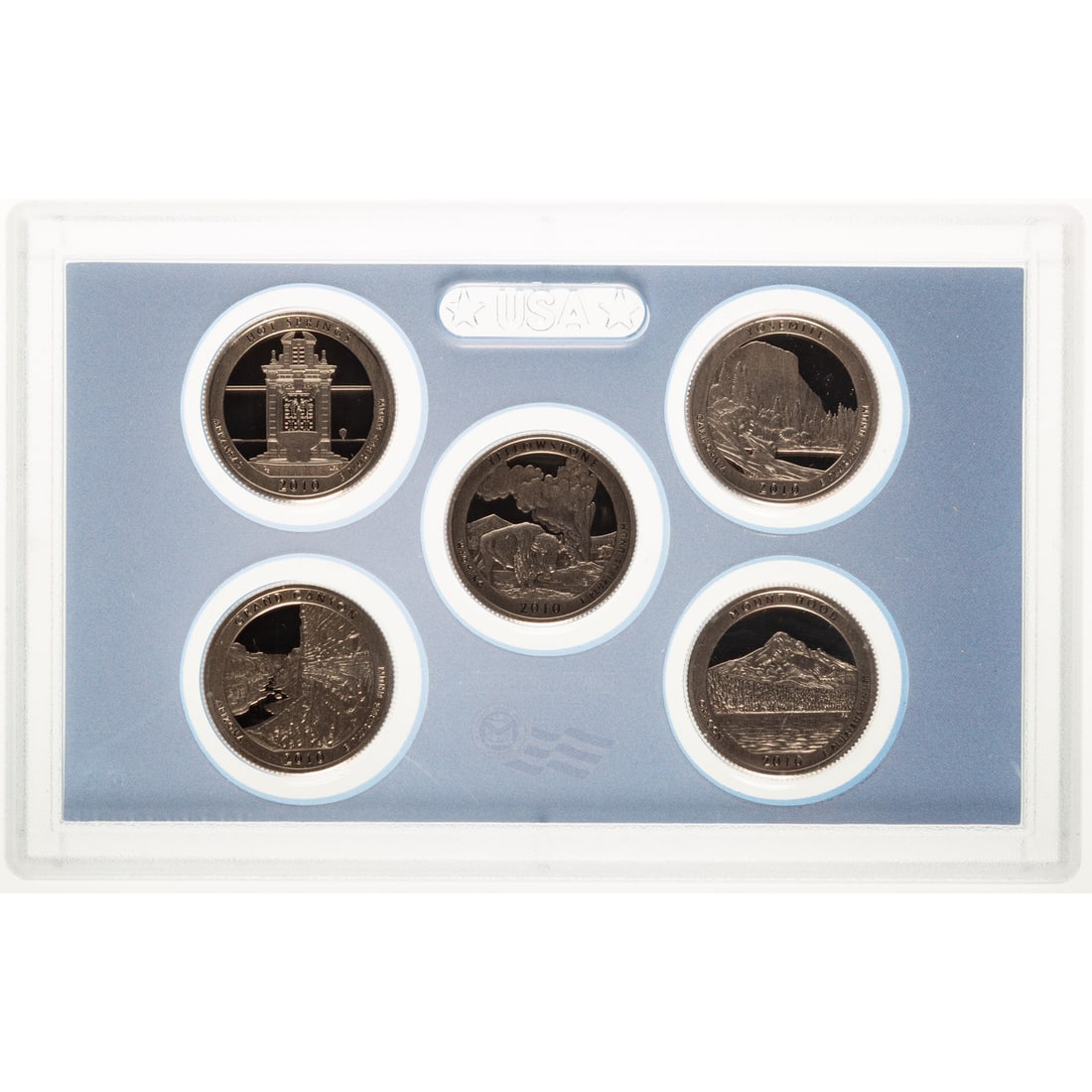 Six Silver State Quarter Sets - 4