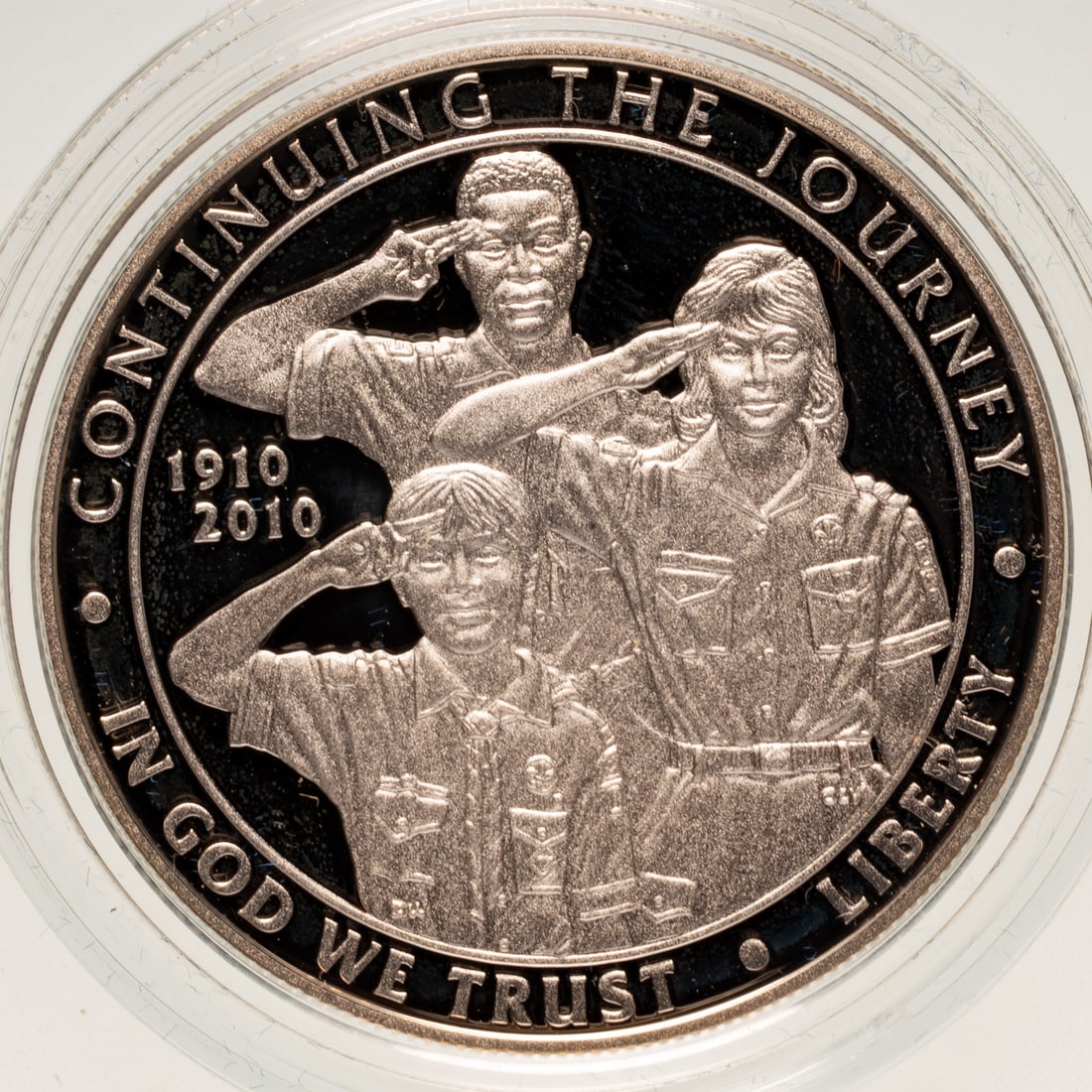 Five 2008 Bald Eagle Recovery Proof Silver Dollars - 2