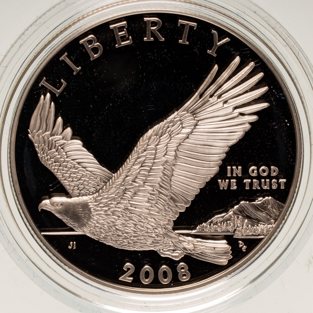 Five 2008 Bald Eagle Recovery Proof Silver Dollars - 4
