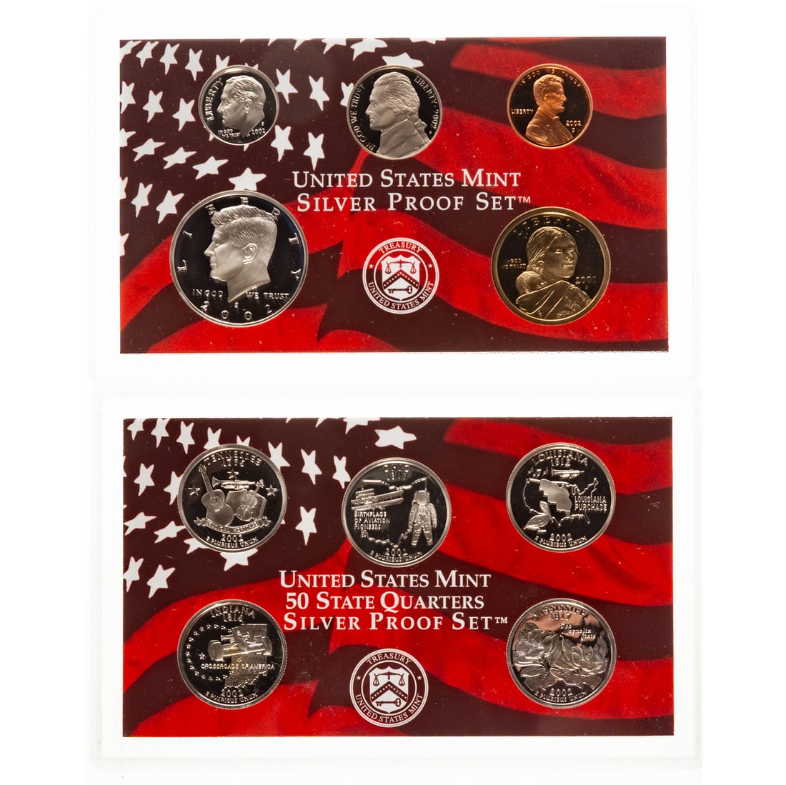 Six Silver Proof Sets - 4