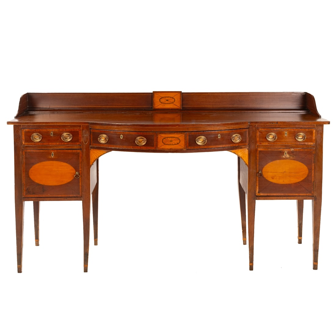George III Inlaid Mahogany Sideboard (1 of 4)