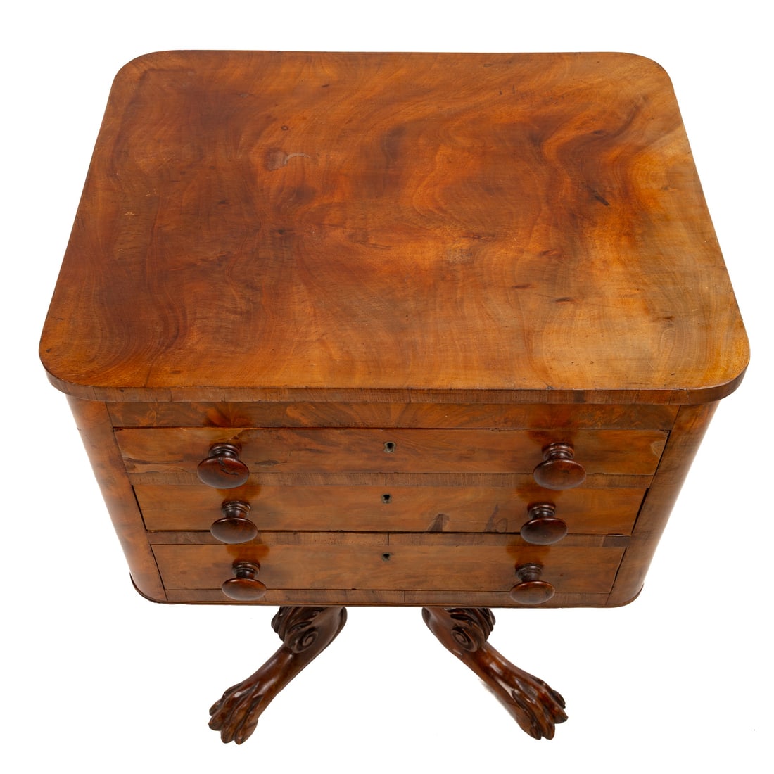 American Classical Mahogany Work Table - 3