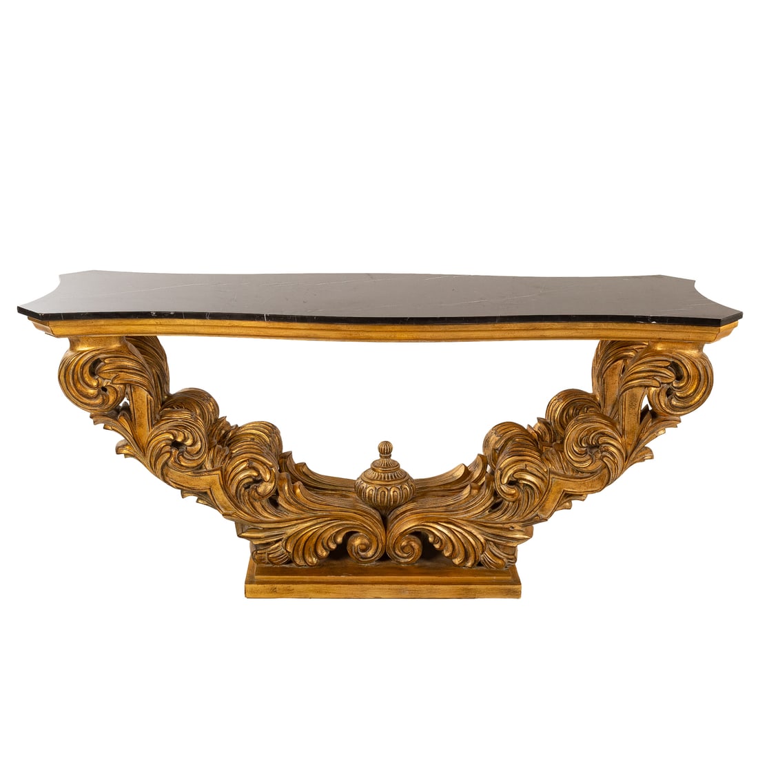 Baroque Style Marble Top Console Table (1 of 4)