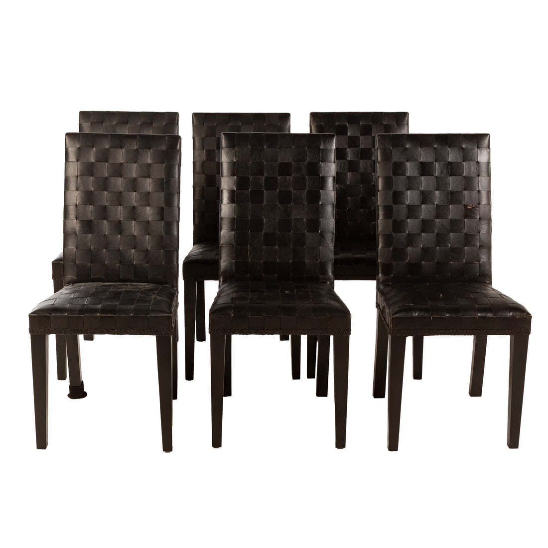 Set of Six Palu Woven Side Chairs (1 of 4)