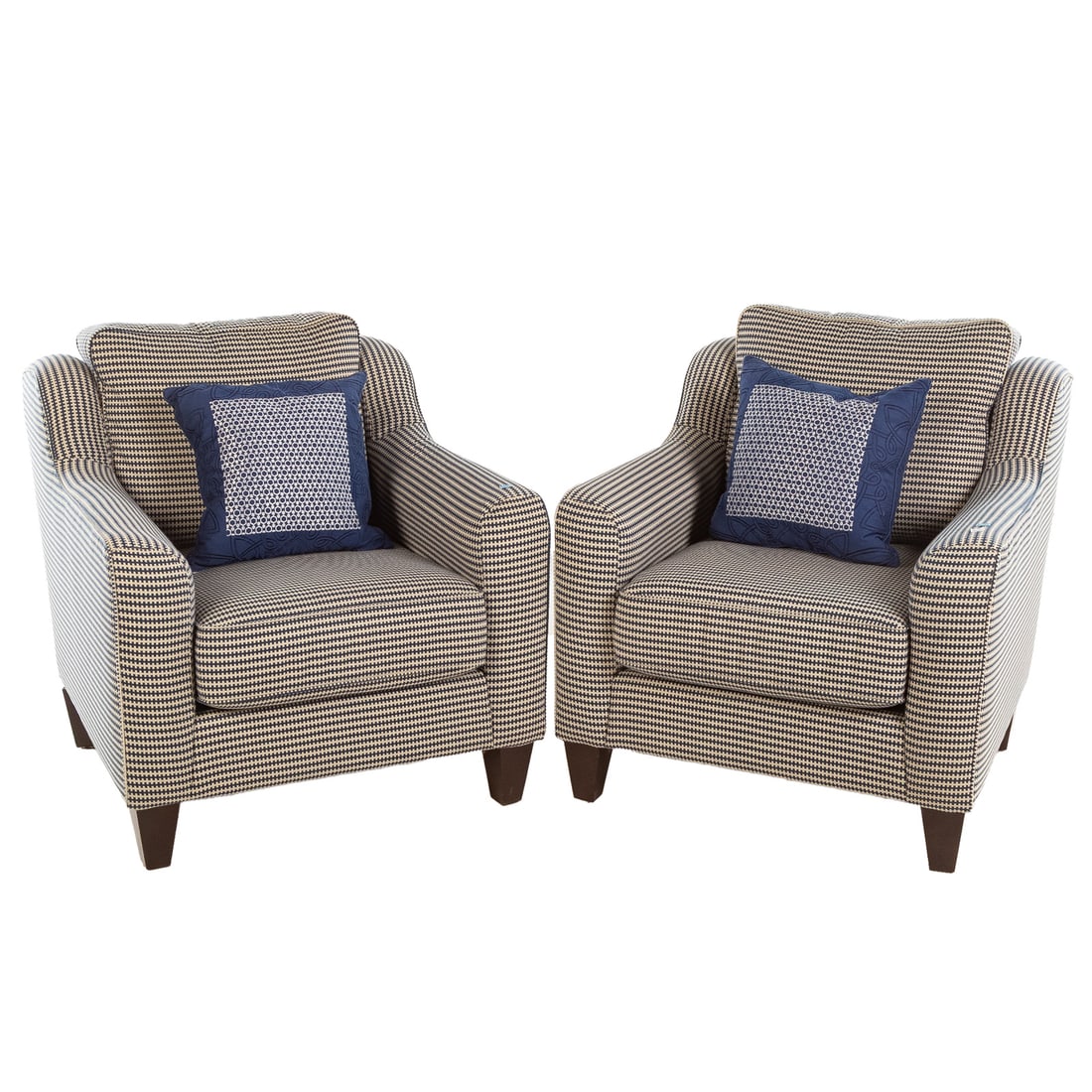 A Pair of La-Z-Boy Upholstered Club Chairs (1 of 4)