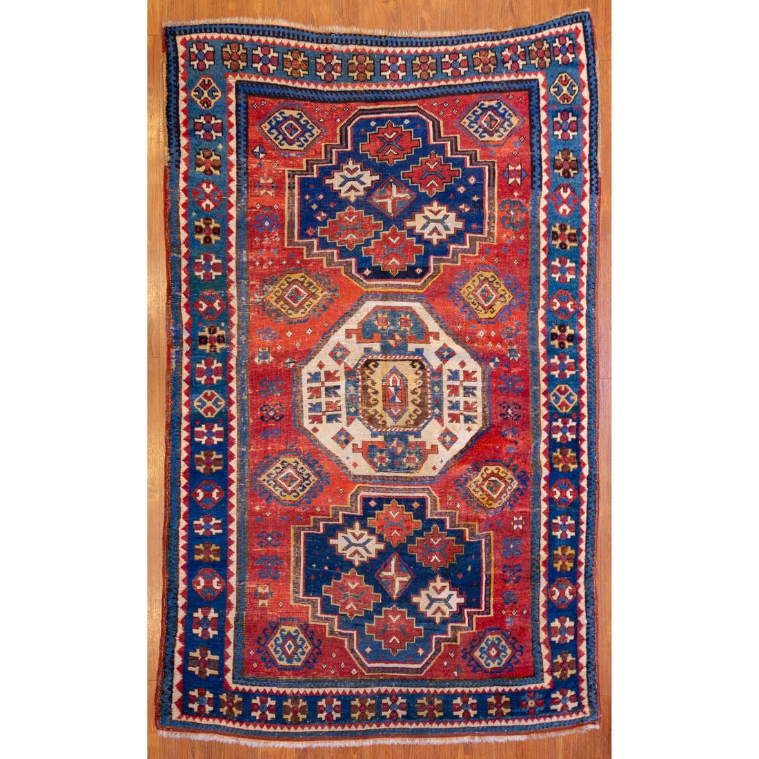 Antique Kazak Rug, Caucasus, 4.5 x 6.8 (1 of 7)