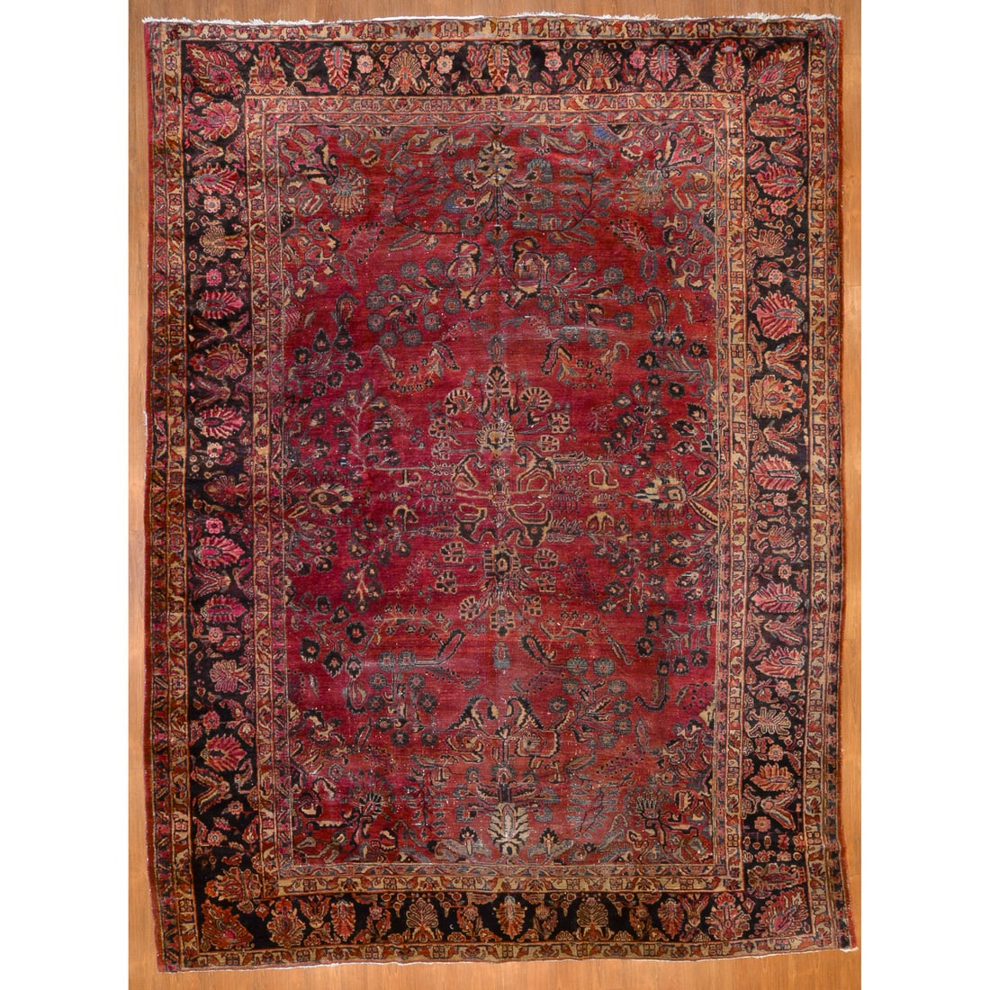 Antique Sarouk Rug, Persia, 9 x 12.2 (1 of 9)