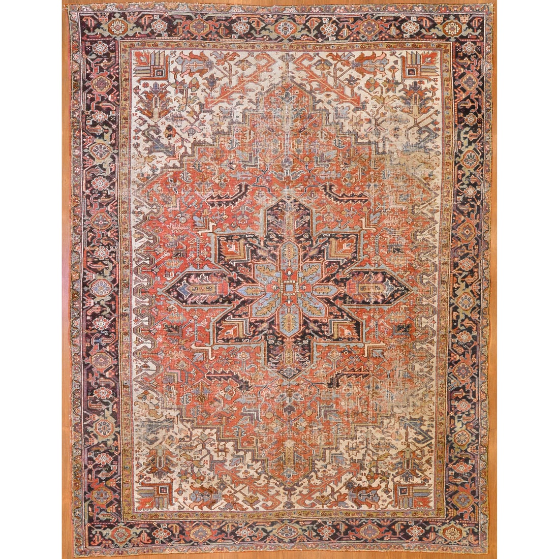 Antique Heriz Carpet, Persia, 8.6 x 11.1 (1 of 7)