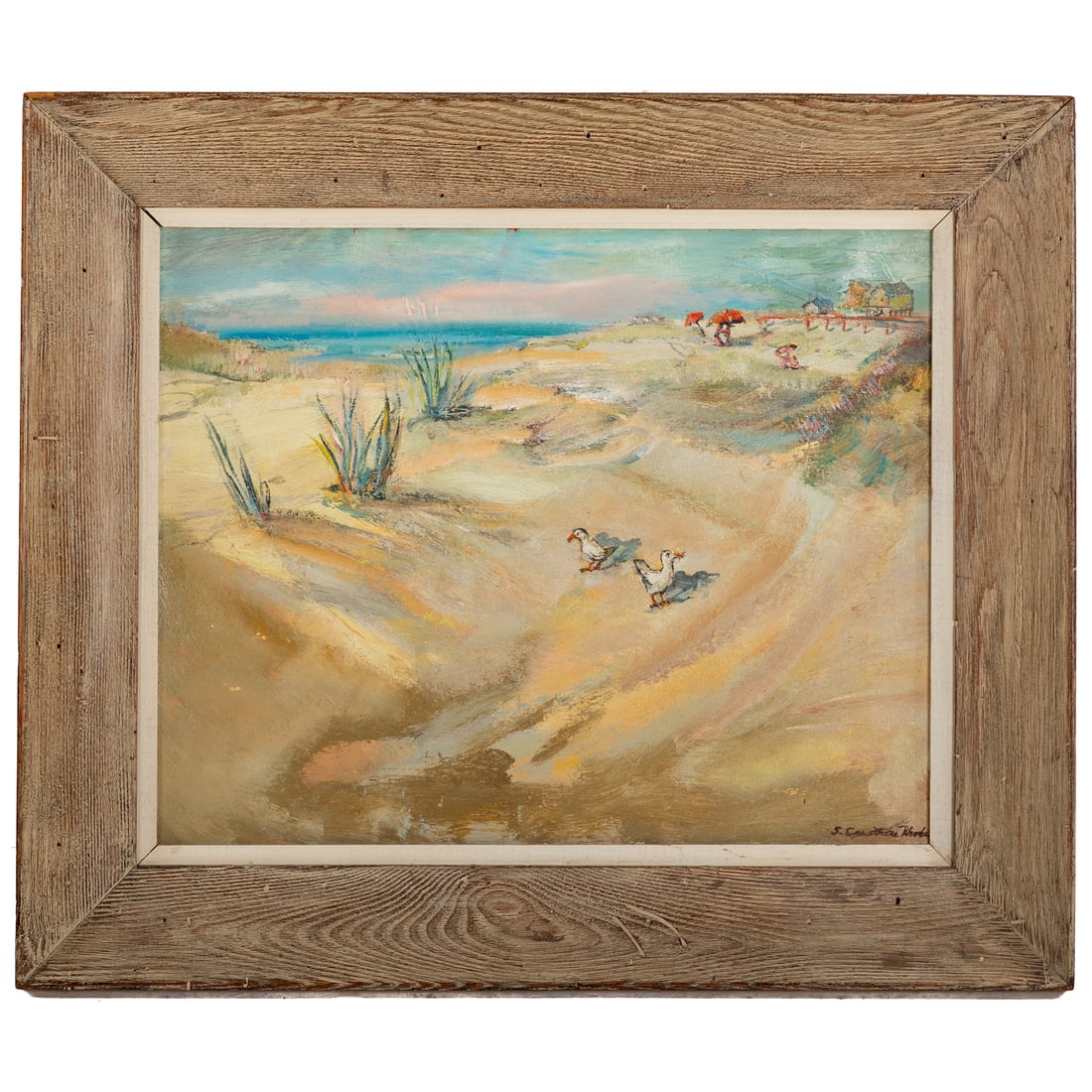 Sarah Pace Carothers. On the Beach, oil (1 of 4)