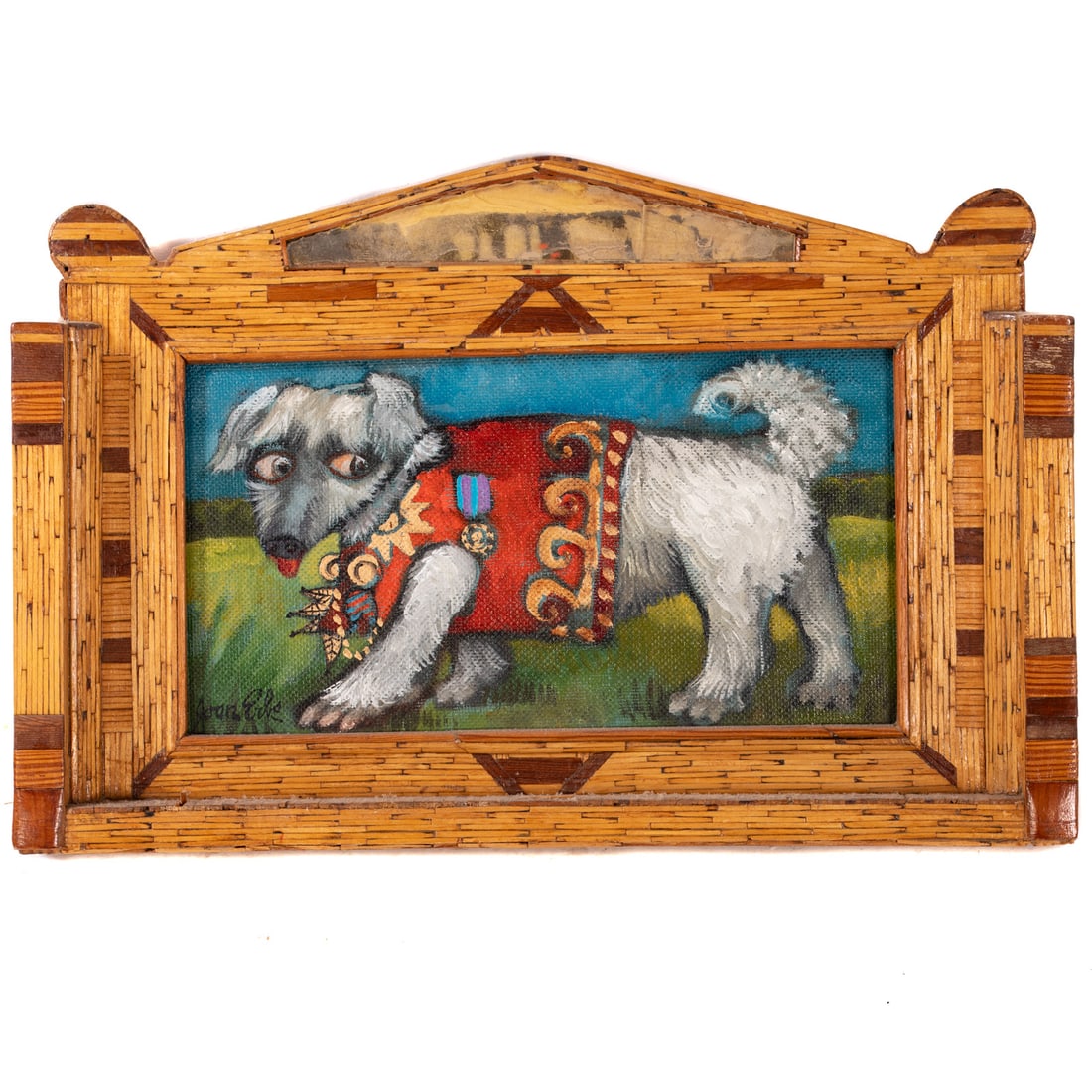 Joan Erbe. "Mascott," oil (1 of 4)