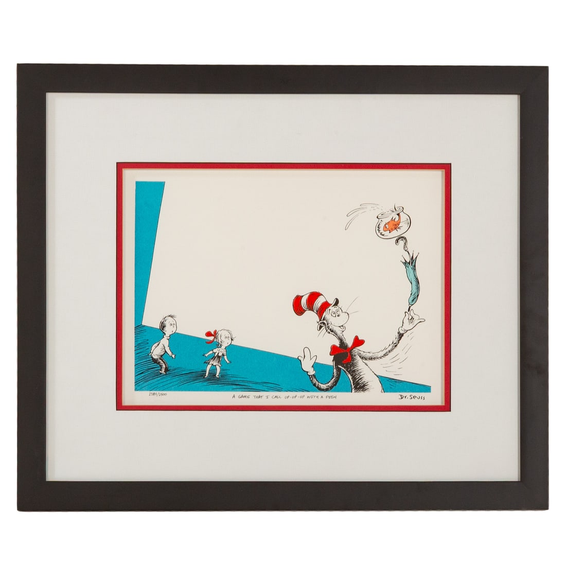 Dr. Seuss. "The Cat in the Hat's 40th Anniversary," lithograph (1 of 4)