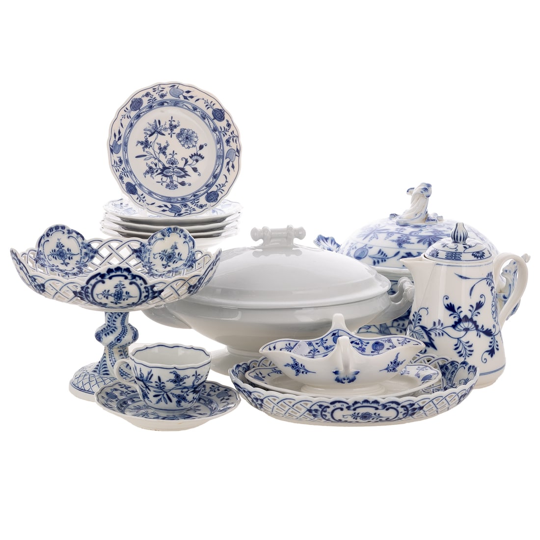 Meissen "Blue Onion" Partial Service (1 of 6)