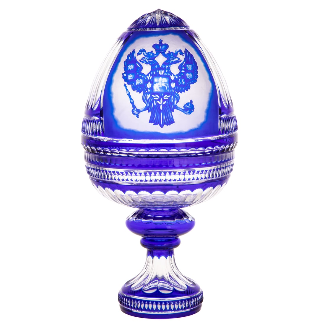 A Bohemian Cut-to-Clear Egg Champagne Cellar (1 of 3)