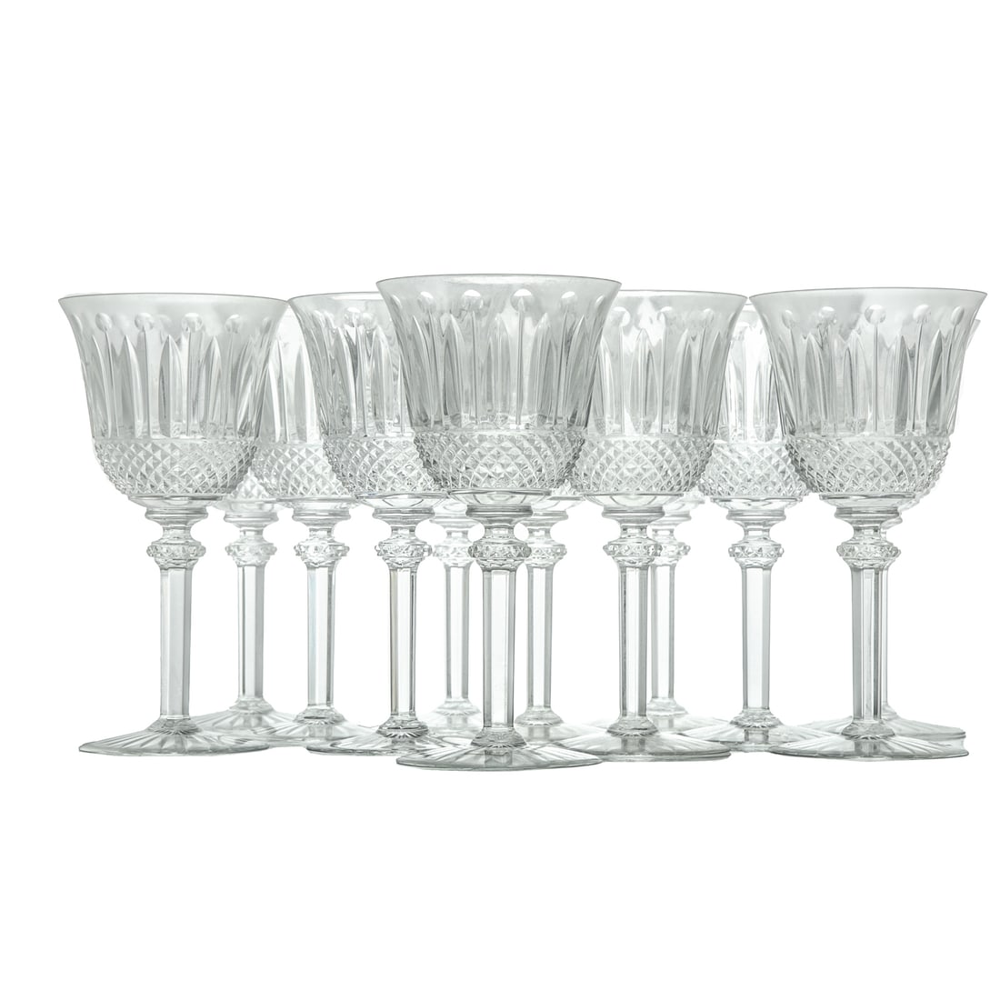 12 Saint Louis "Tommy" Continental Water Goblets (1 of 5)