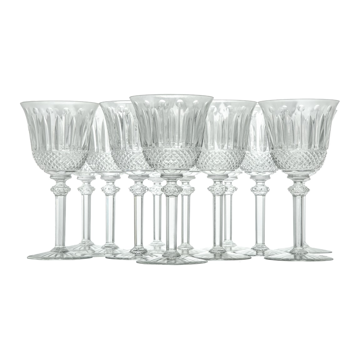12 Saint Louis "Tommy" American Water Goblets (1 of 6)