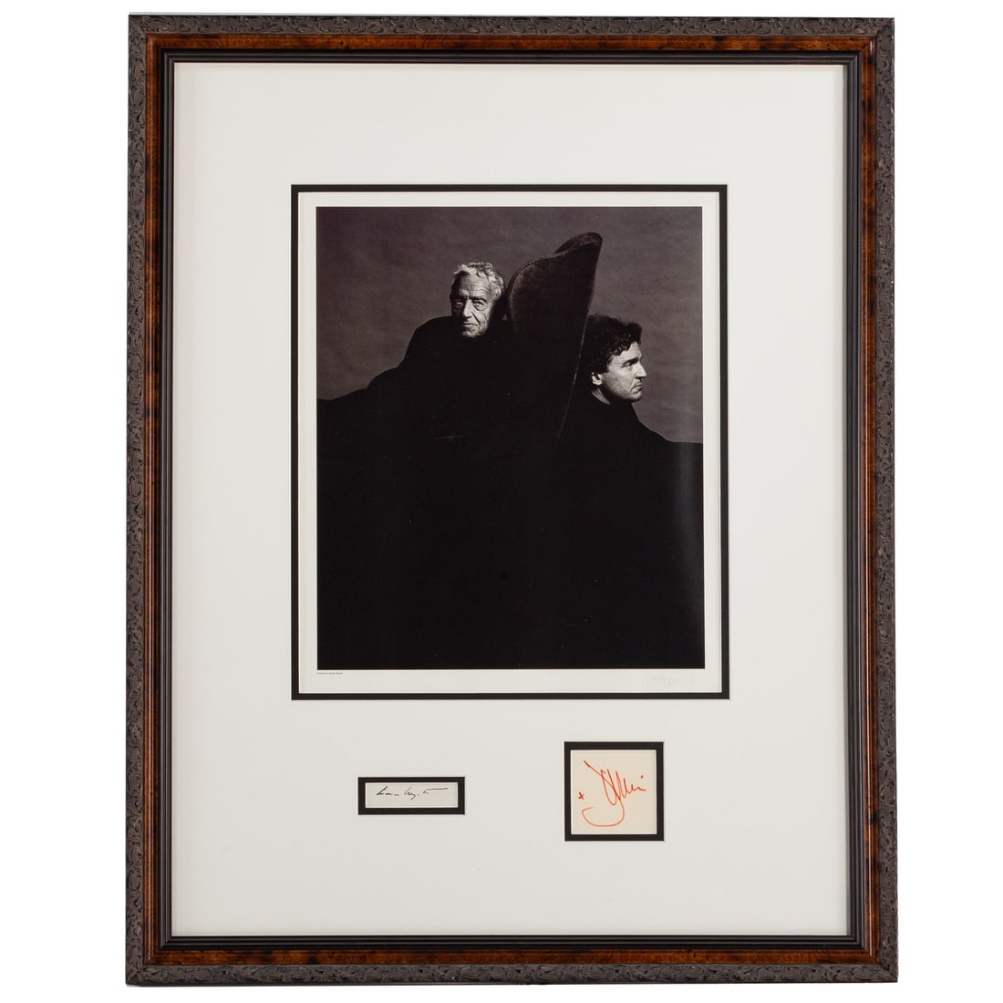 Andrew & Jamie Wyeth Framed Signatures (1 of 3)
