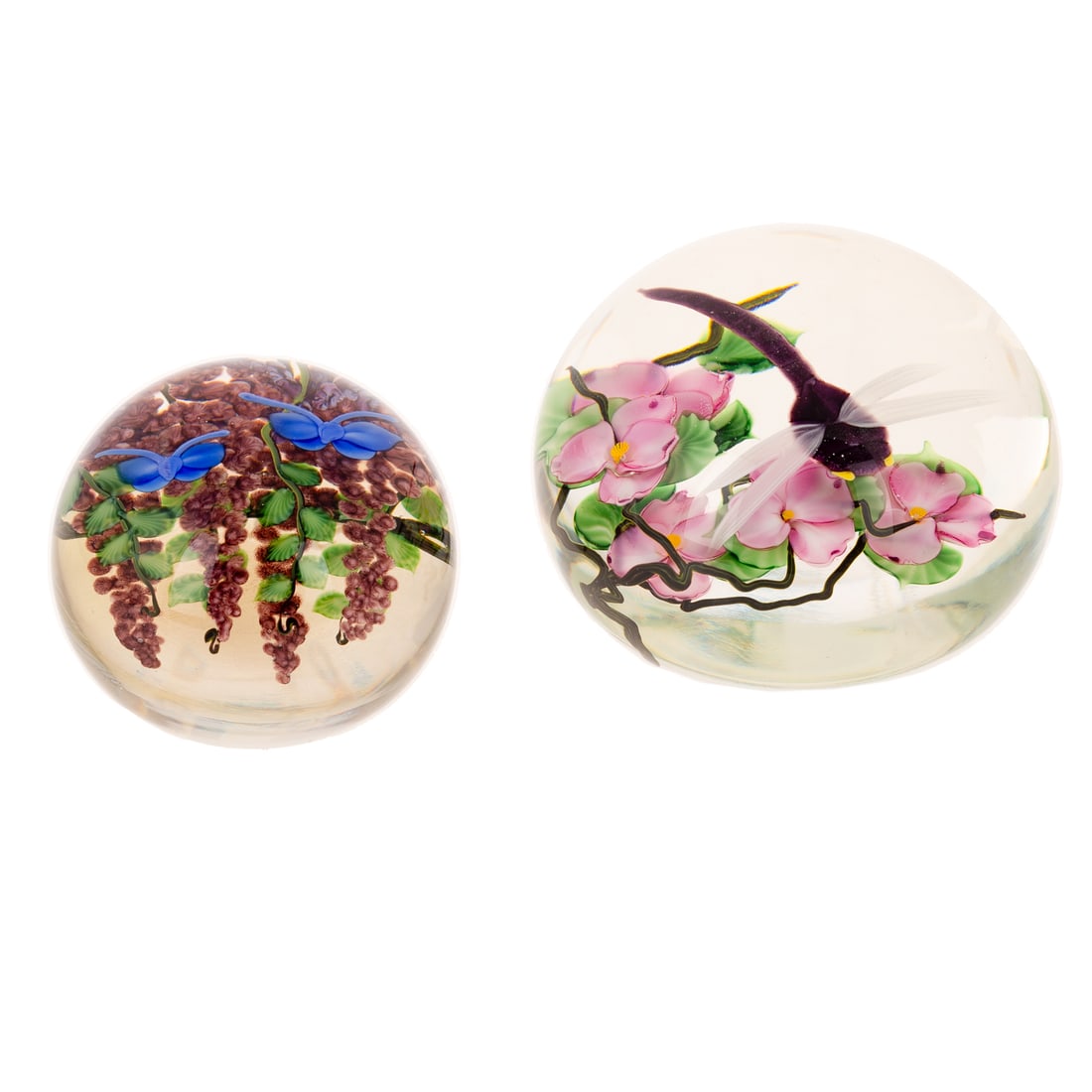 Two Daniel Salazar for Lundberg Glass Paperweights (1 of 9)